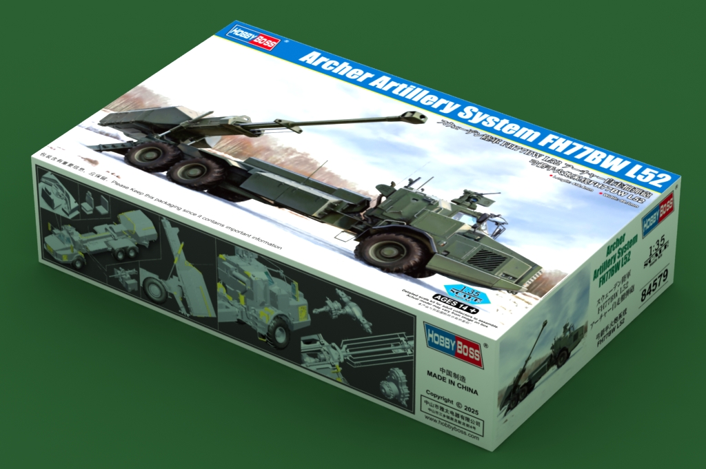 1:35 Сборная модель артиллерийская система Archer FH77BW L52 - 84579