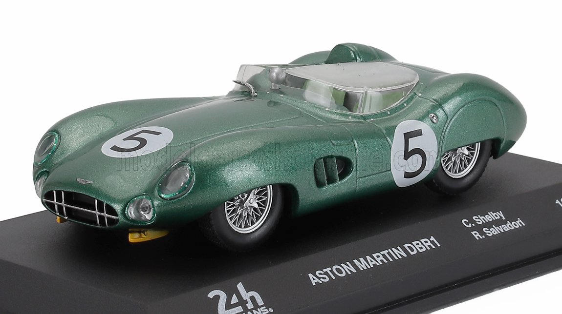 1:43 ASTON MARTIN Dbr1 3.0l Spider Team David Brown Racing Dept. №5 Winner 24h Le Mans (1959) Roy Salvadori - Carroll Shelby, Green - MW1ALA0080