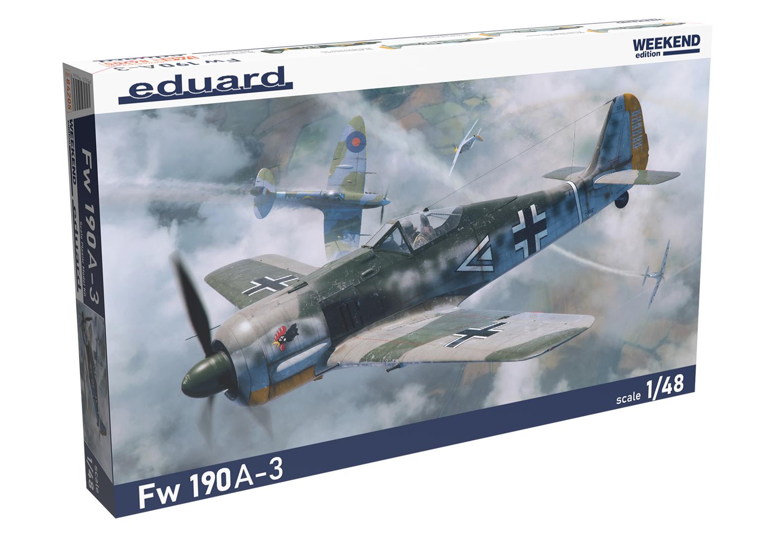 1:48 Сборная модель американский истребитель F4F-4 Wildcat поздний (Weekend) - 84205