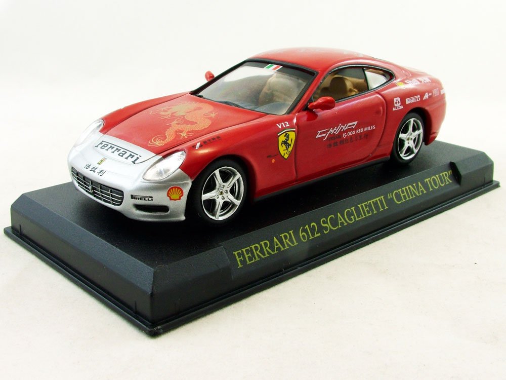 1:43 FERRARI 612 Scaglietti China Tour (2005), Ferrari Collection 58, red - FC058