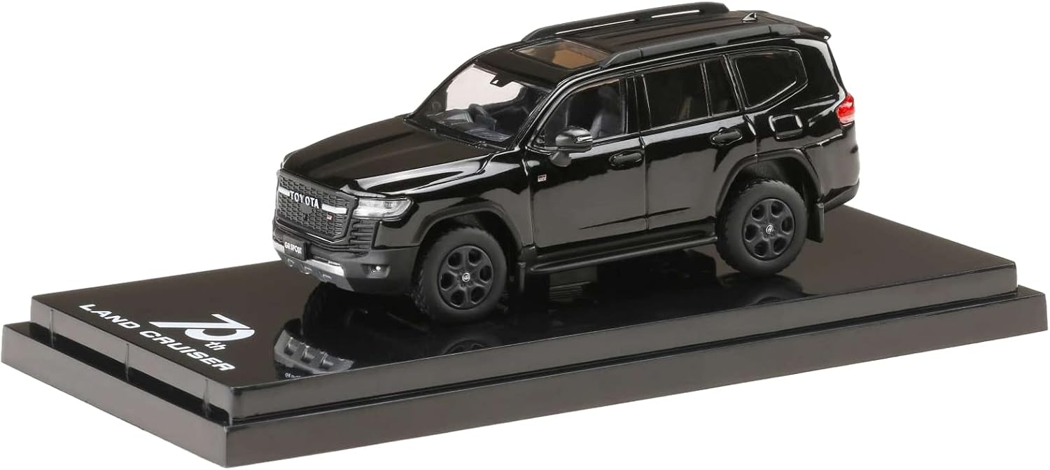 1:64 TOYOTA Land Cruiser (ja300w) gr sport, black - HJ641050BBK