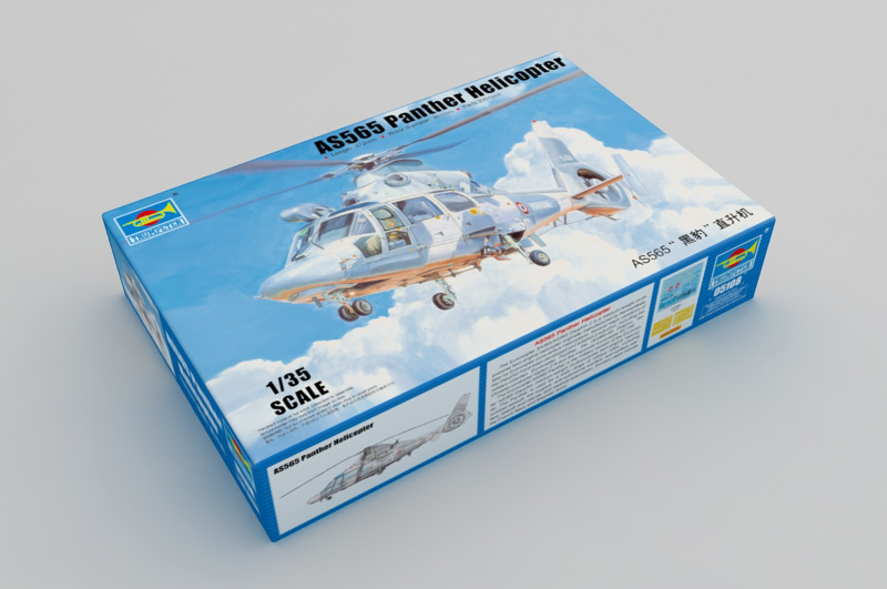 1:35 Сборная модель Французский вертолет Eurocopter AS565 Panther - 05108