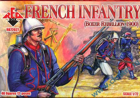 1:72 Сборная модель Французская пехота 1900 - RB72027
