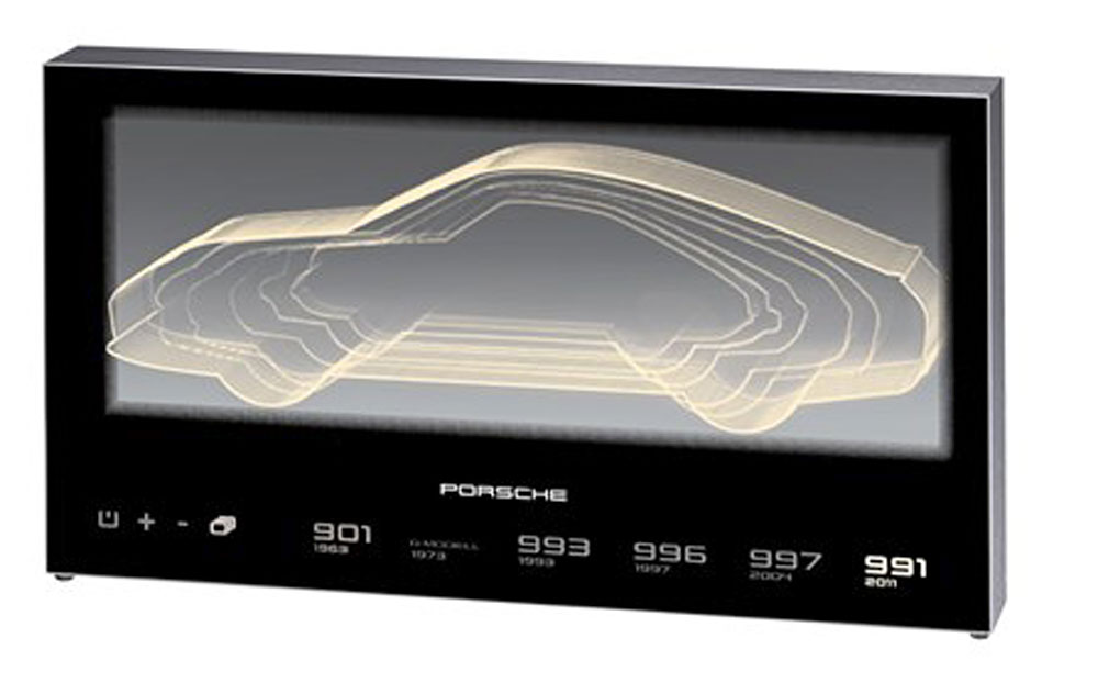 PORSCHE Silhouette LED 911, 991, 997, 996, 993, G-Model, 901 - WAP0500060F