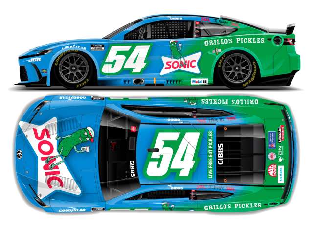 1:64 Toyota Camry XSE #54 Ty Gibbs *Sonic/Grillo`s Pickles*, blue/green 2025 - C542561SOGTY