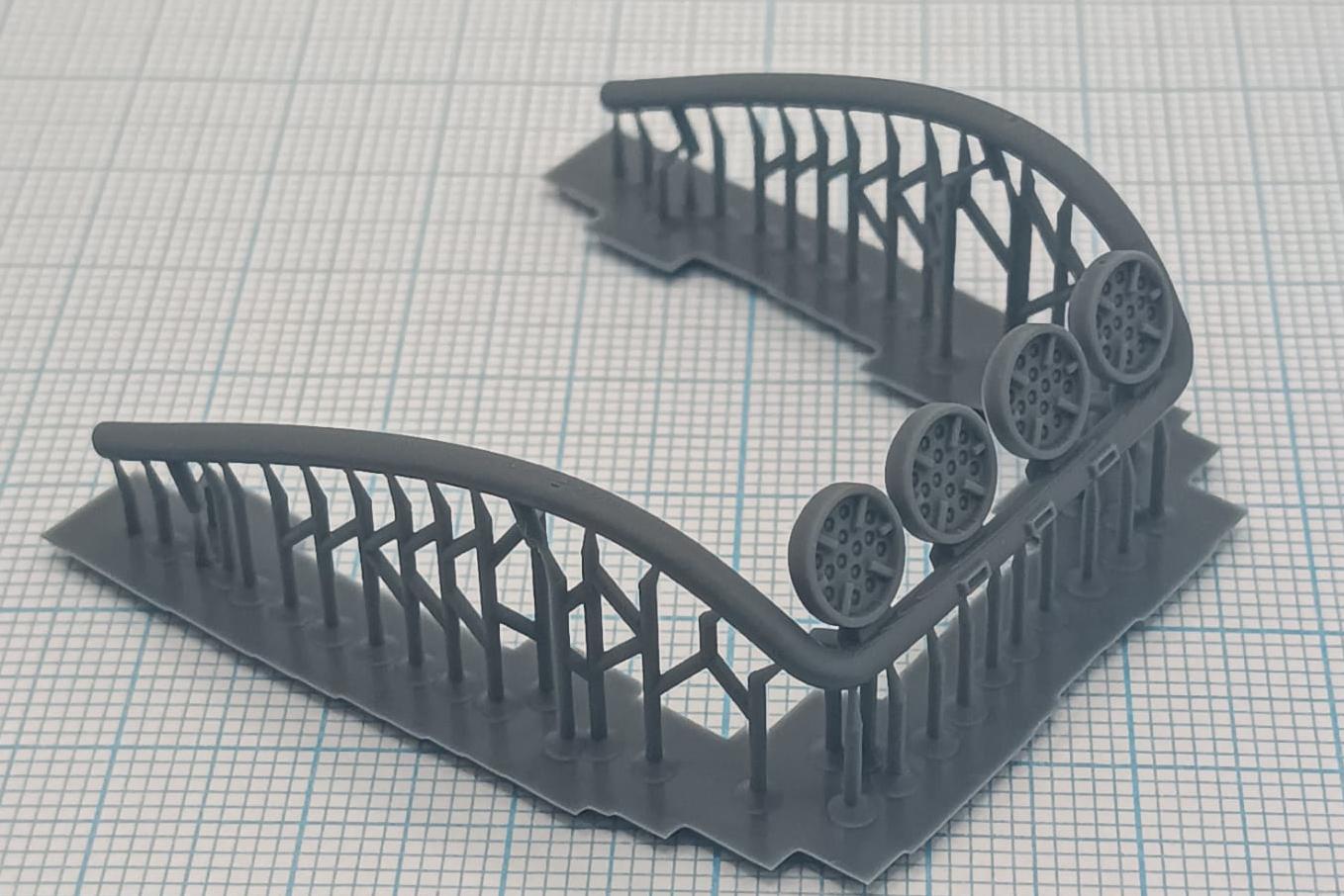 1:43 Светодиодная балка стробоскоп (тип 2), 4шт - ST1727-020