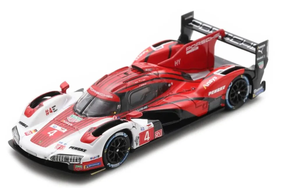 1:64 PORSCHE 963 9RD 4.6L Turbo V8 Team Porsche Penske MotorsportT №4 8th 24h Le Mans (2025) Felipe Nasr - Nick Tandy - Pascal Wehrlein - 64S062