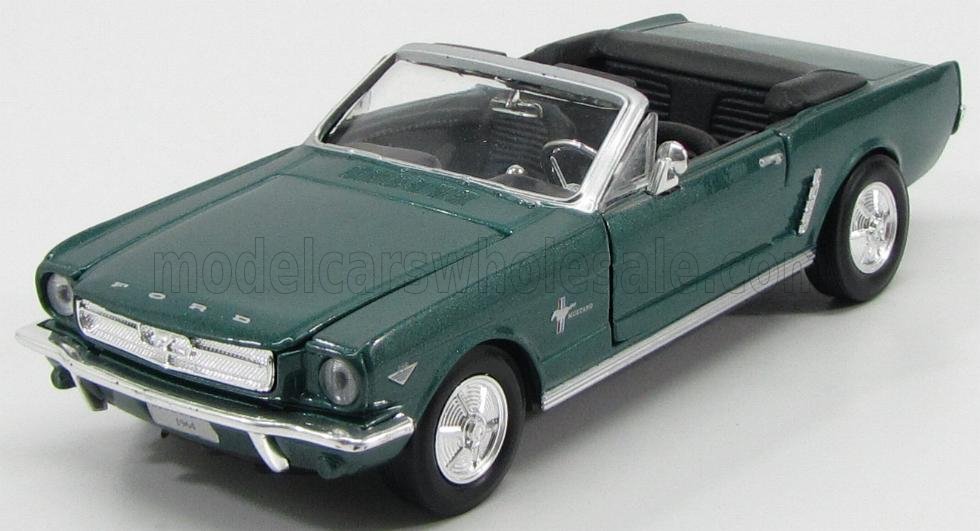 1:24 FORD Mustang Cabriolet Open (1964), Green Met - 73212GN