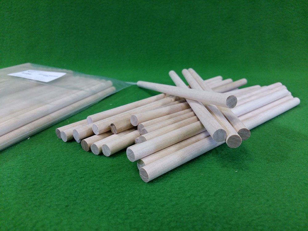 Палочка круглая 8 мм 50 шт - 5104