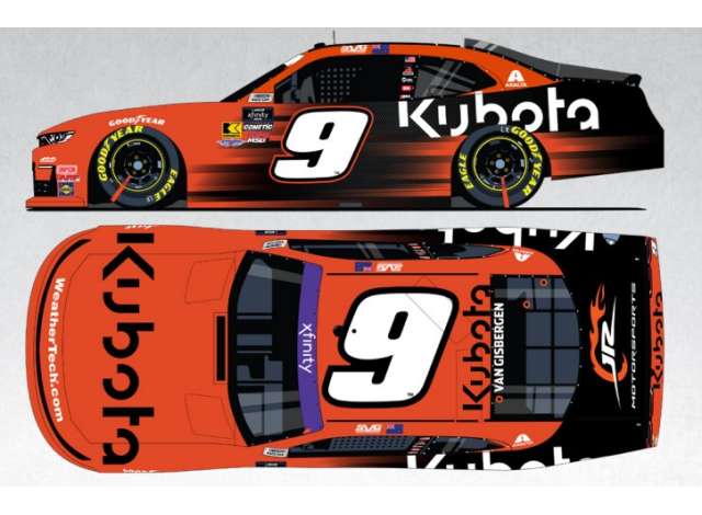 1:64 Chevrolet #9 Shane Van Gisbergen *Kubota*, red 2025 - NX92565KUBSV