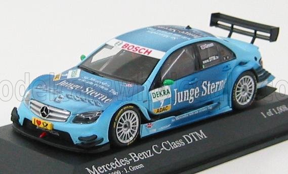 1:43 MERCEDES-BENZ C-class Amg Junge Sterne N 7 Dtm 2009 J.green, 2 Tone Blue - 400093807