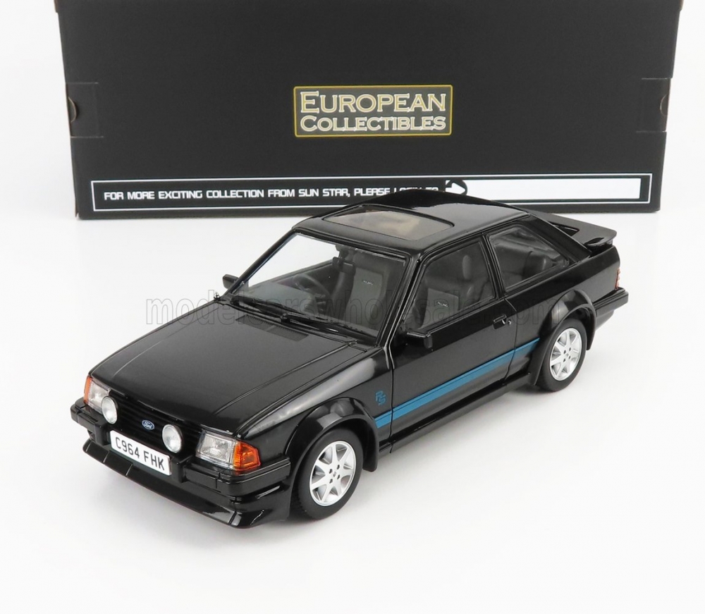 1:18 FORD ESCORT RS TURBO (1984), BLACK - 4964R