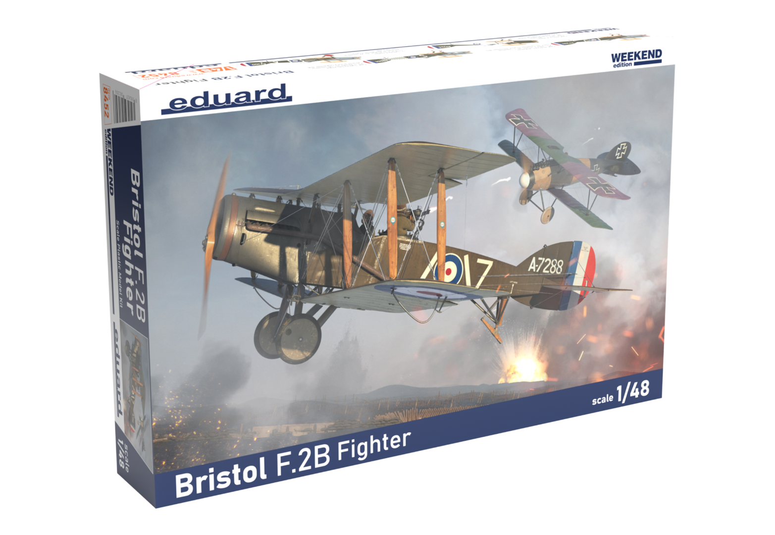 1:48 Сборная модель Bristol F.2B Fighter - The Weekend Edition - 8452