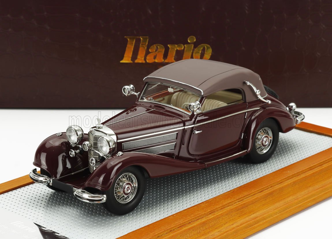 1:43 MERCEDES-BENZ 540k Sn154156 Sindelfingen Cabriolet A Closed (1936), 2 Tone Red - IL43197