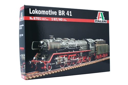 1:87 Сборная модель Немецкий паровоз BR41 - 8701