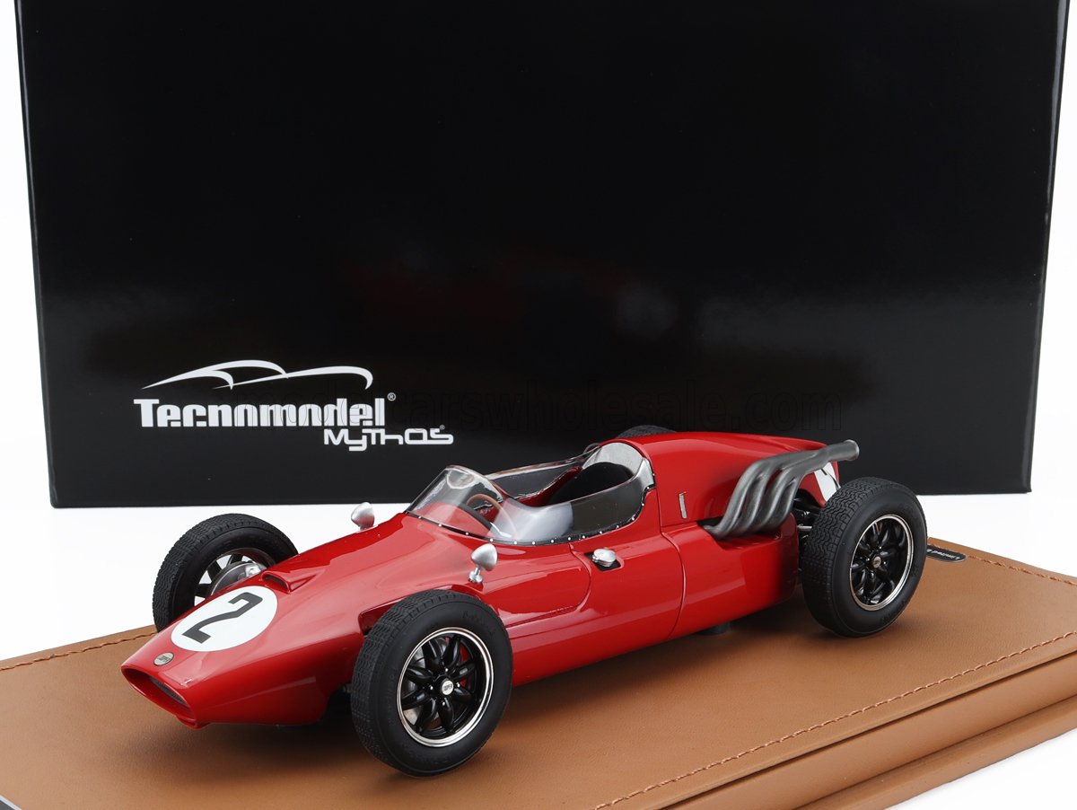 1:18 COOPER F1 T51 №2 Italy Gp (1960) Giulio Cabianca, Red - TM18-298B