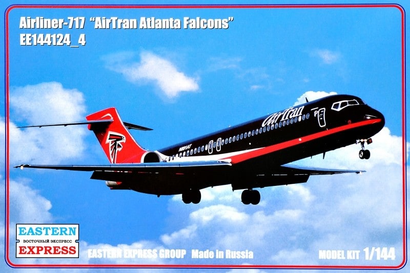 1:144 Сборная модель Авиалайнер Boeing 717 (AirTran Falcons) - 144124-4
