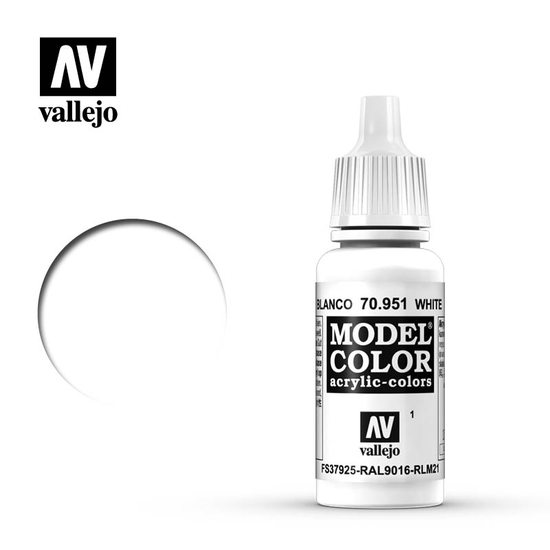 Краска акриловая `Model Color` Белый / White - 70951