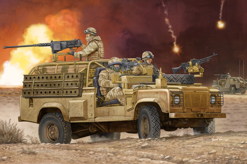 1:35 Сборная модель Автомобиль Land Rover Wolf WMIK - 82446