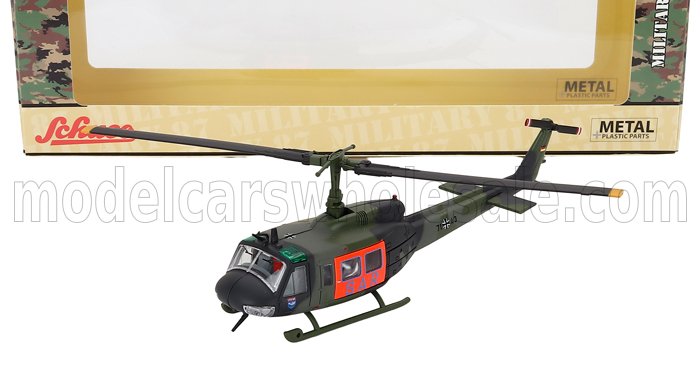 1:87 BELL Uh1d Helicopter Sar Search And Rescue Military (1984), Military Green - 452680800