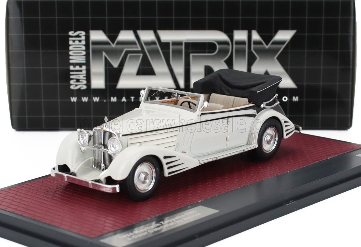 1:43 MAYBACH Zeppelin Ds8 Cabriolet Open (1934), White - MX41301-012