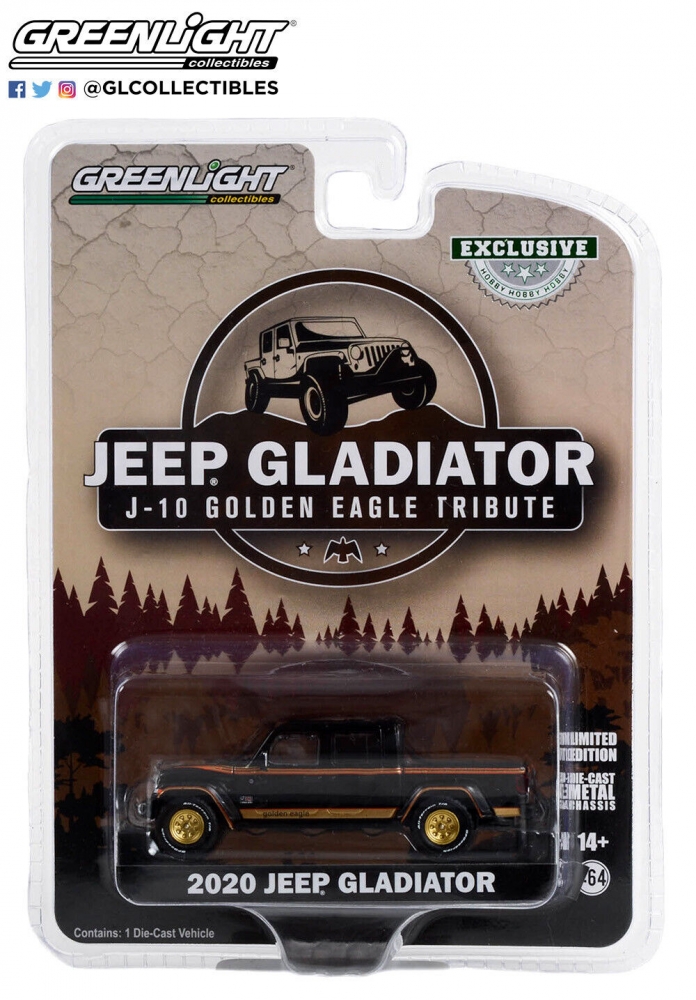1:64 JEEP Gladiator J-10 'Golden Eagle Tribute' (2020) - 30327