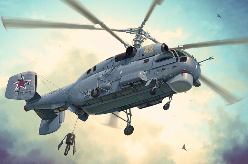 1:48 Сборная модель Вертолет Russian Ka-27 Helix - 81739
