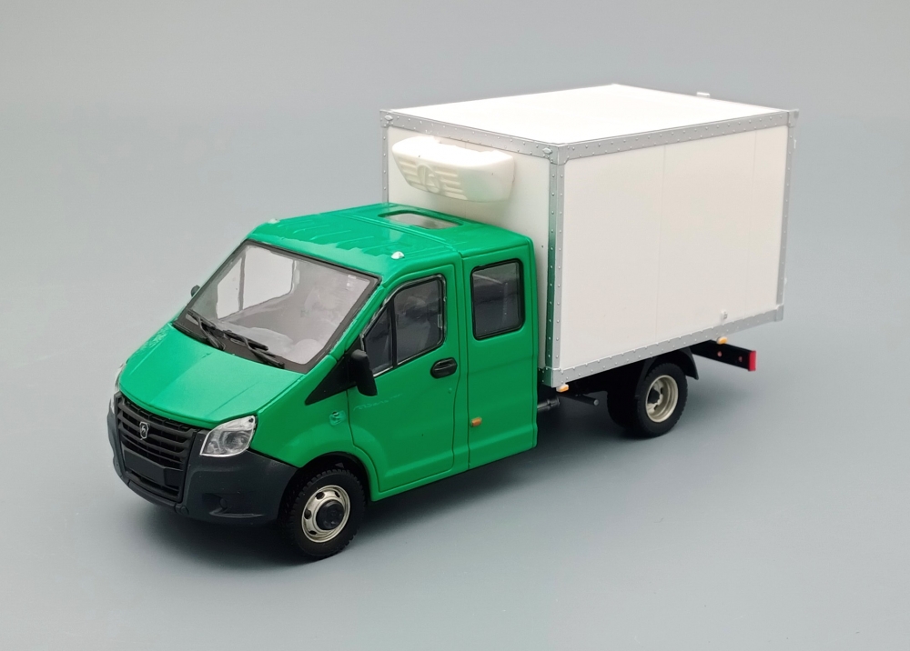 1:43 ГАЗель NEXT A22R33 рефрижератор, зеленый / серый - H562 BC