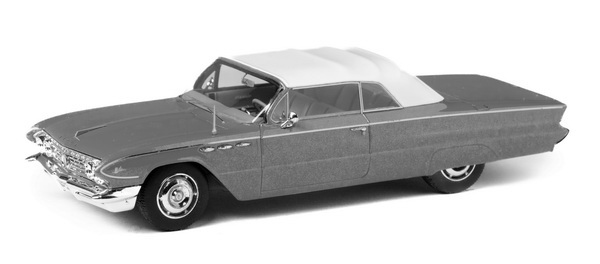 1:43 BUICK LeSabre Cabriolet (Closed) (1961), grey/white - EMUS43084D