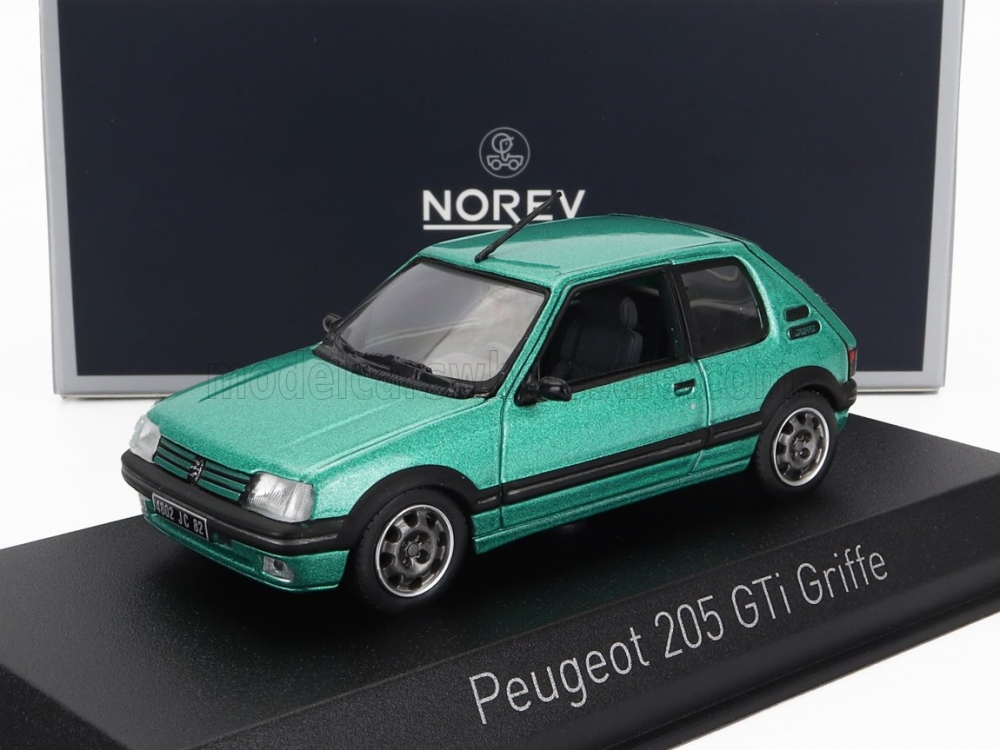 1:43 PEUGEOT 205 1.9 Gti Griffe (1990), Green Met - 471722