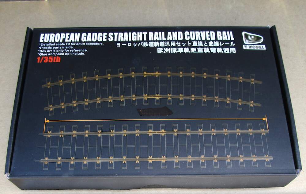 1:35 Сборная модель European Gaude Straight Rail and Curved Rail - TK3505D