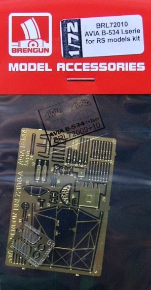 1:72 Фототравление для AVIA B-534 I.serie - BRL72010