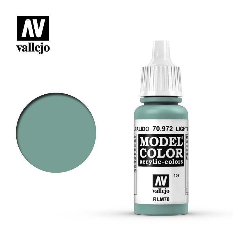 Краска акриловая `Model Color` Серо-голубой пастельный / Light Green Blue - 70972