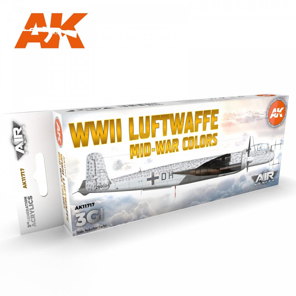 WWII Luftwaffe Mid-War Colors SET 3G - AK11717