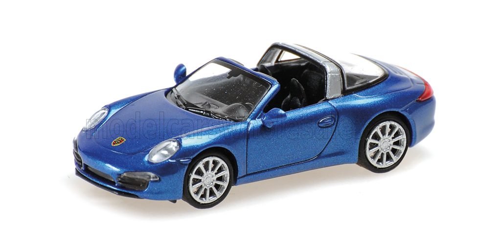1:87 PORSCHE 911 991 Targa Cabriolet Open (2014), blue - 870068042