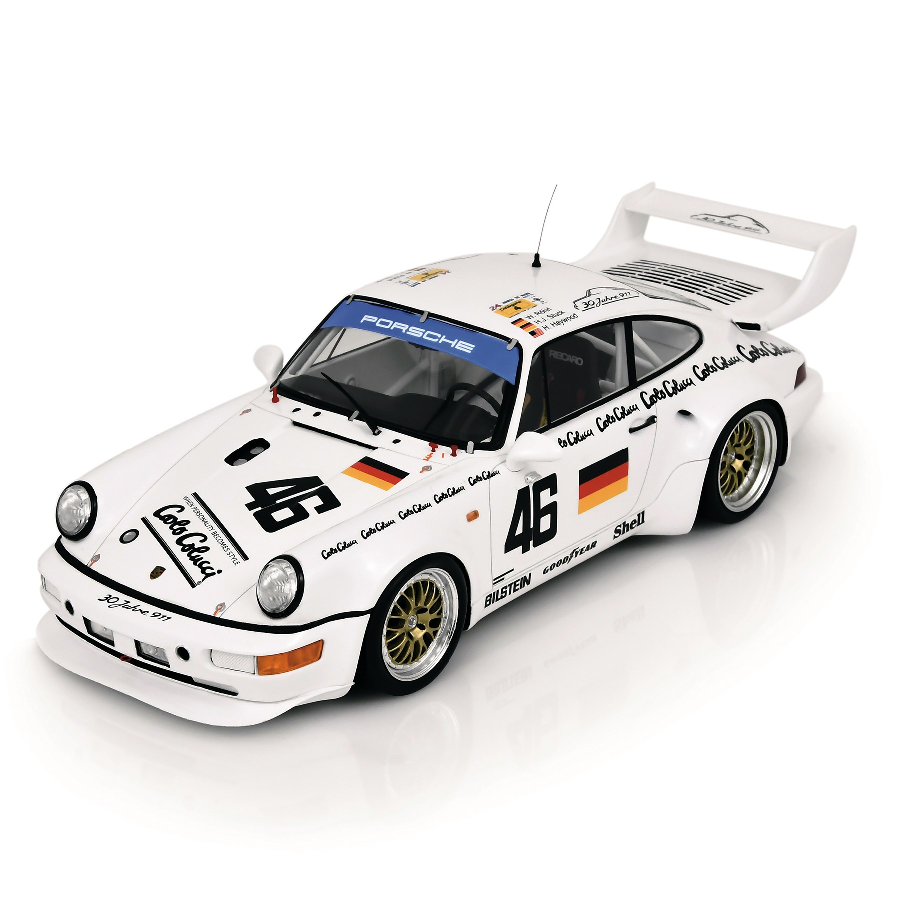 1:18 PORSCHE 911 964 Turbo S Team Porsche Le Mans №46 24h Le Mans (1993) Hans Joachim Stuck - Hurley Haywood - Walter Rohrl - 18S796