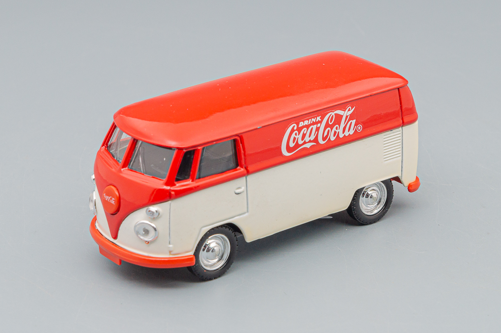 1:43 VOLKSWAGEN Van Combi COCA-COLA 1966, red / beige - S9397-X1