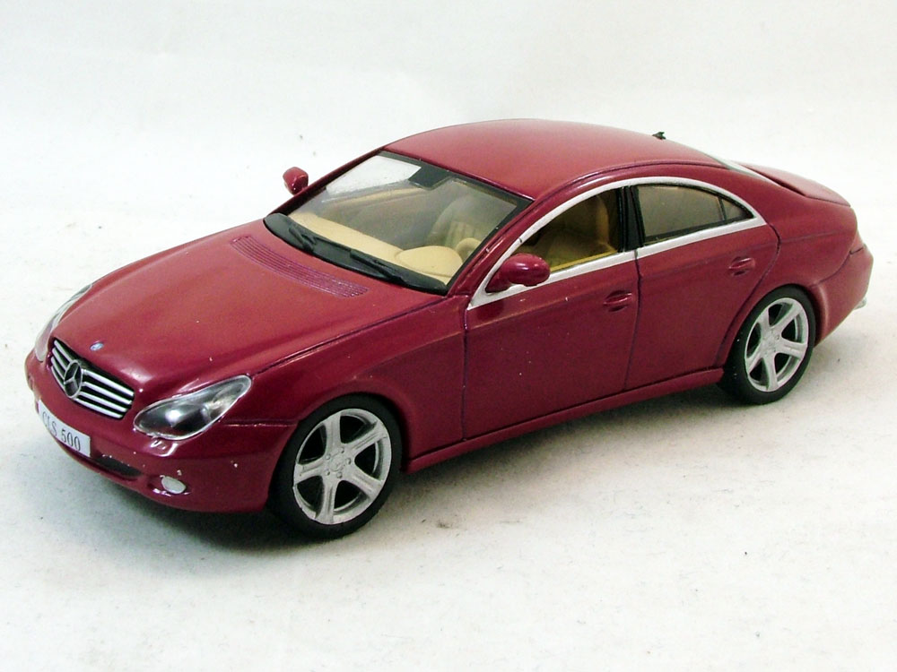 1:43 MERCEDES-BENZ CLS, Суперкары 72, бордовый - SUP072