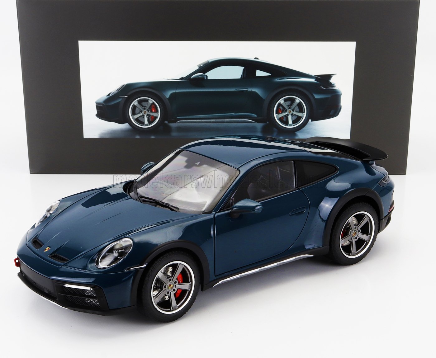1:18 PORSCHE 911 992 Dakar Coupe (2023), Fjord Blue Green - WAP0211710S0DK