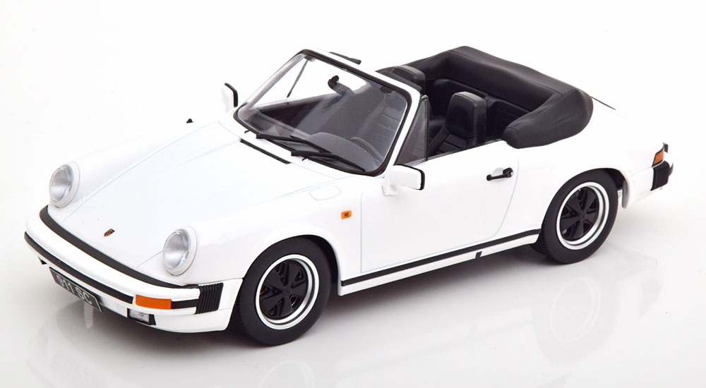 1:18 PORSCHE 911 SC Cabriolet with Softtop (1983), white - KKDC180751
