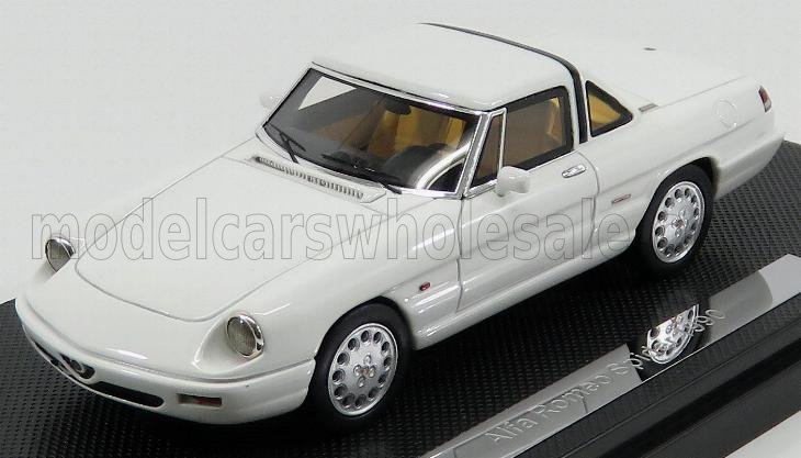 1:43 ALFA ROMEO Spider Hard-top (1990) 4ª Ed Ultima Serie - The Last, Bianco Freddo - White - MR43104C.BF