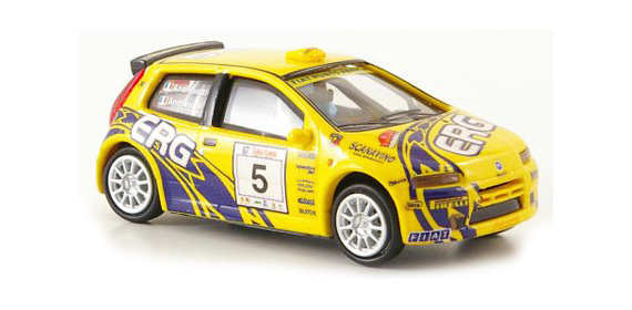 1:87 FIAT Punto Abarth Super 1600 Evo '5 Andreucci/Andreussi', yellow / blue / white - 38328