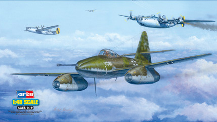 1:48 Сборная модель Самолет Messerschmitt Me-262 A-1a/U4 - 80372