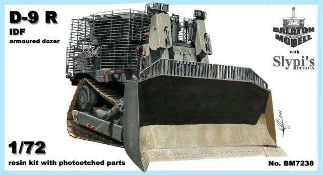 1:72 Сборная модель Израильский бронированный бульдозер Caterpillar D-9R - BM7238