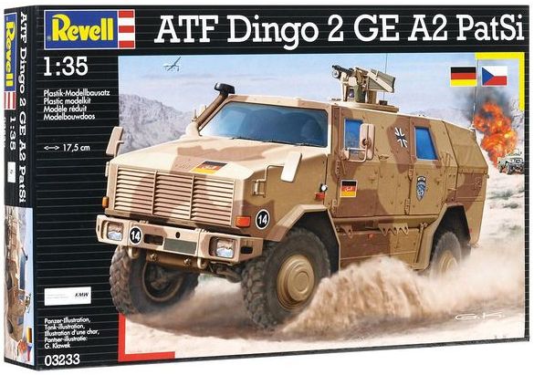 1:35 Сборная модель Немецкий бронеавтомобиль ATF 'Dingo 2A2' - 03233
