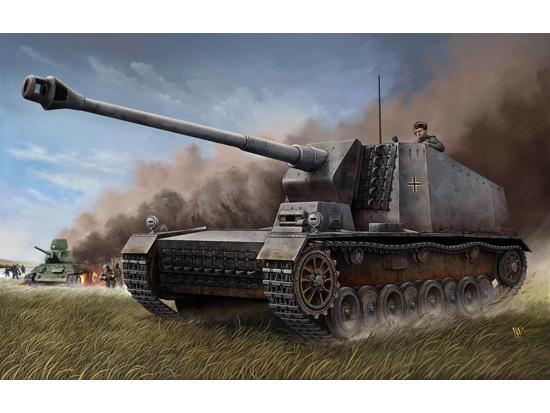 1:35 Сборная модель САУ 12.8cm SELBSTFAHRLAFETTE L/61 STURER EMIL - 00350