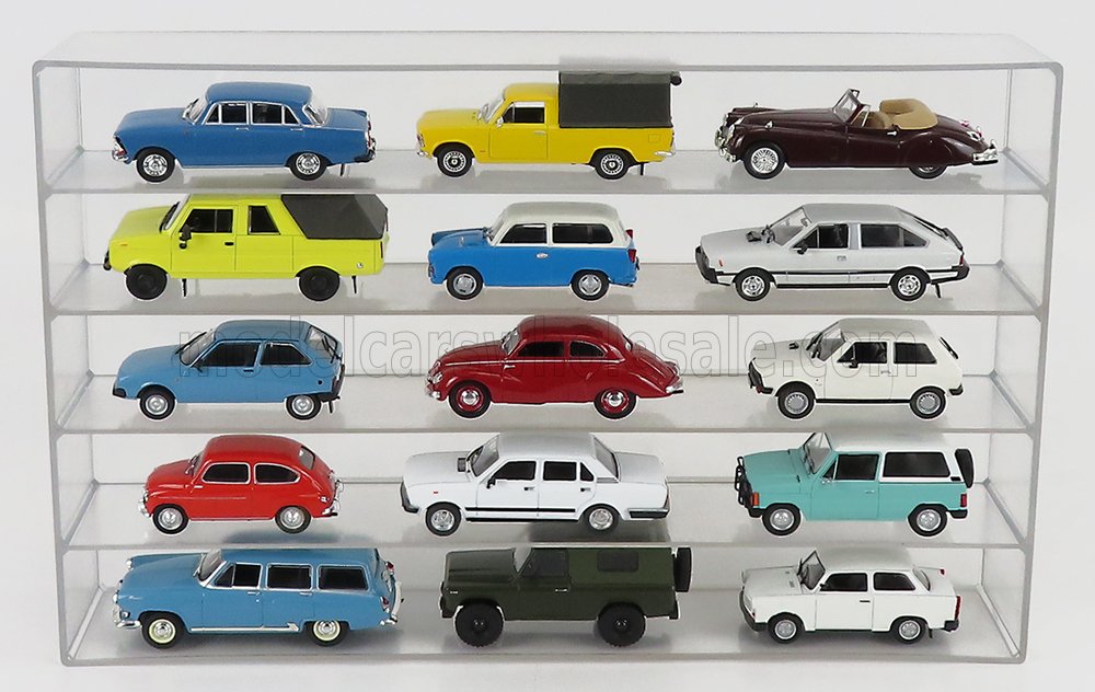 1:43 ACCESSORIES Espositore Aperto - For Auto 1/43 1/64 - Cars Not Included - Lungh.lenght Cm 36.8 X Largh.width Cm 6.7 X Alt.height Cm 24.3 (altezza Utile Tra I Ripiani Cm 4.5 Inner Height Among Shelves), / - 160227