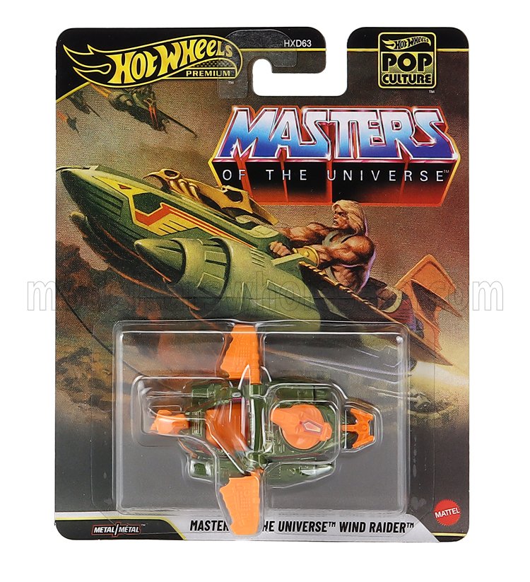 1:64 TV SERIES Wind Raider - Masters Of The Universe - He-man, Orange Green - JHW91