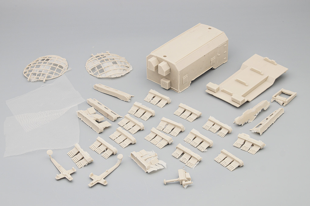 1:43 Сборная модель КАМАЗ 4310 тропосферная связь