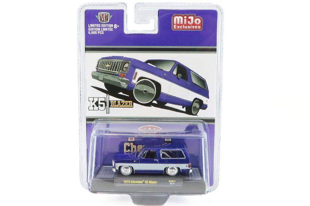1:64 CHEVROLET K5 Blazer (1973), blue / white - M2-31500MJS41